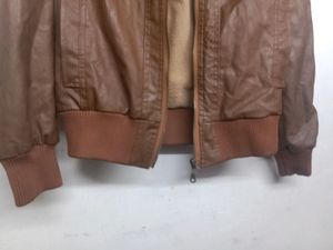 TAN BROWN LEATHER JACKET