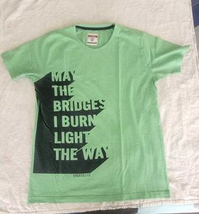 Men Green Tshirt