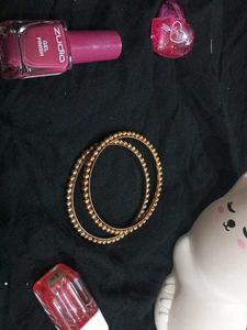 Elegant Gold Bangles - Set of 2