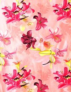 Pack Of 4 Floral Print Window Curtains