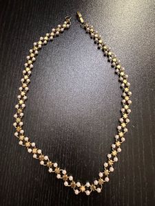 Pearl &amp; Crystal Necklace