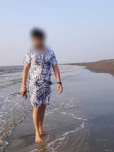 Leaf Print Casual Shorts for beach