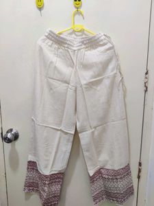 Boho Print Cropped Pants