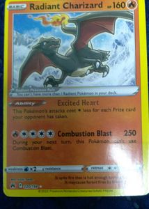 Radiant Charizard Pokemon Card
