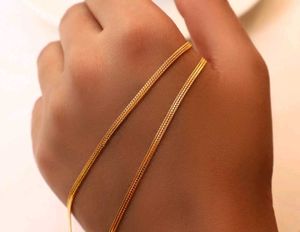 Gold Herringbone Chain