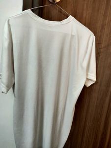 Dabbing Cartoon Printed White T-shirt