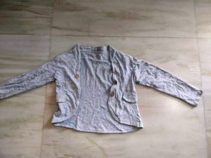 Grey Knit Shrug