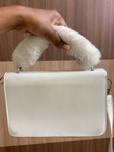 Stylish White Handbag
