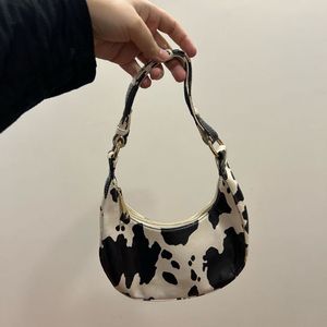 Cow Print Shoulder Bag