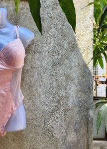 I. SEXY PEACH NET BODYSUIT