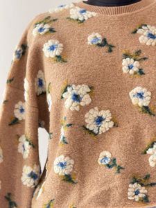 Floral Print Sweater