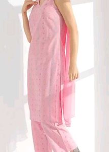 Anouk Pure Cotton Kurta With Trouser & Dupatta