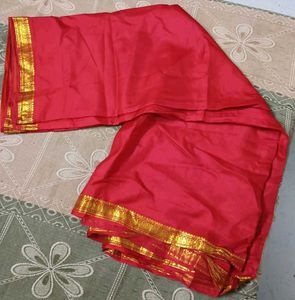 Red & Gold Saree