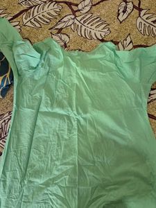 Mint Green Embroidered Top