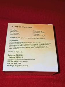 Nari&#39;yal Cream of Coco Soap