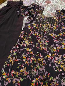 Beautiful Kurti With Plazo Set