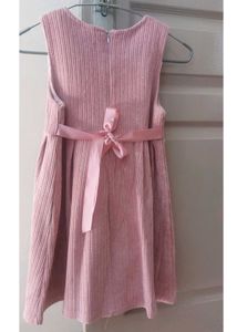 Cute Pink Corduroy Dress