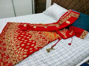 New Heavy Lehenga Choli Paani Tar Mein Bhi Pahan S