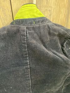 Boys Navy Blue Corduroy Blazer