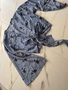 Blue Y2K Style Wrapper
