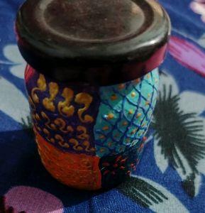 Decorative Glass Jar