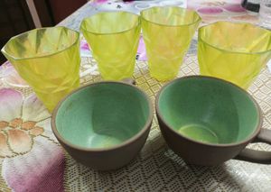 Unique Mugs & Glasses Set