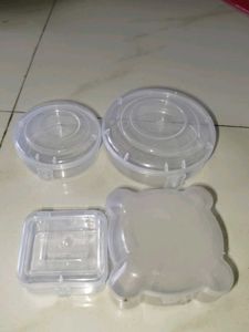 Combo Of 4 Storage Boxes New