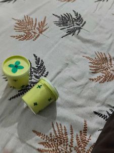 Hand Painted Storage Containers
