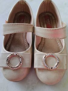 Cute Gold Toddler Shoes