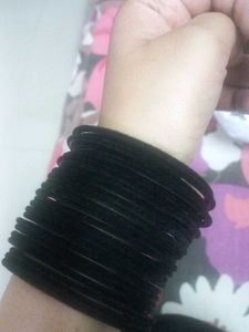 Black Velvet Bangles