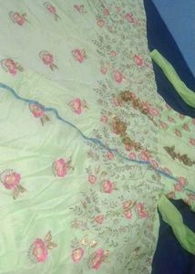 Embroidered gawn