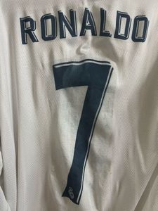 Ronaldo farewell madrid 5th UCL football jersey
