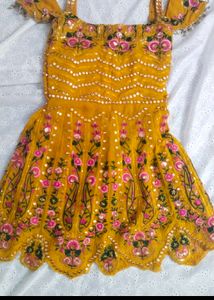 Designer Sharara Set For Haldi Function