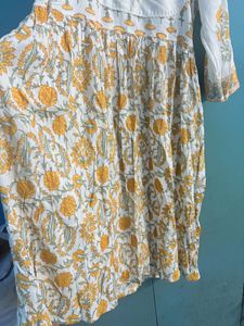 Floral Print Kurti Anarkali