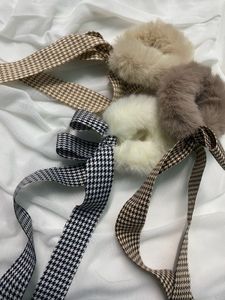 Houndstooth Hair Tie Set