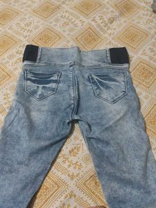 Distressed Denim Pant