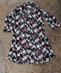 Black Floral Co-ord Set