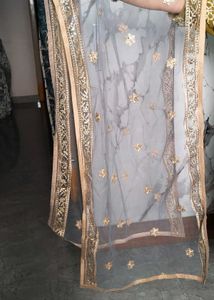 Elegant Peach Anarkali Dress