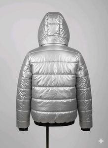 Price Drop 🚨 Today, Stylish Silver Puffer Jacket