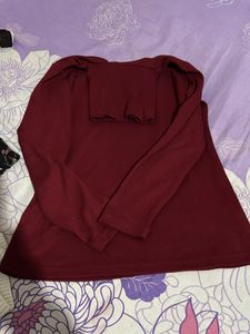 Red Turtle Neck Highneck