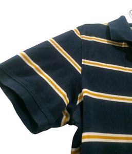 Striped Polo T-shirt For Men