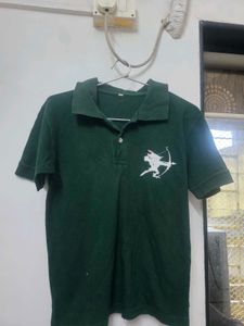 Vintage Green Polo Shirt