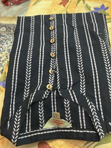 UNUSED ——Striped Kurta Long Slit