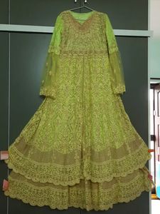 Bridal Dress Frock With Duppata