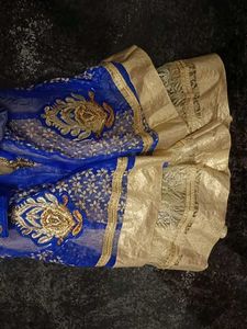 Anarkali With Pant And Shawl