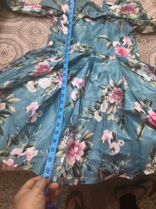 Floral Girls party Dress for 5-7 years girl