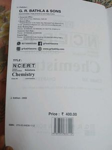 Chemistry NCERT Guide For Class XII / 2nd PUC