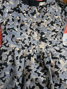 Cute Camo Print Top