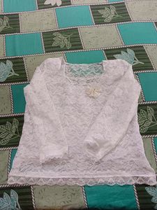 White Net Top