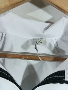 White Plain Casual Jacket (Women)